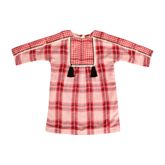 Juliette Dress, Red Checks