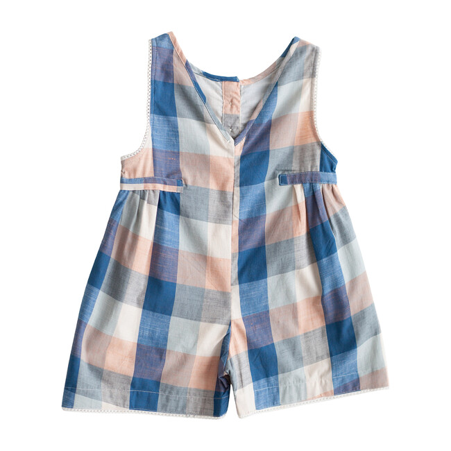 Blue Chex Hazel Romper