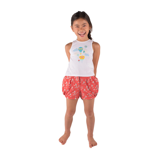 Balloon Tank Top, White