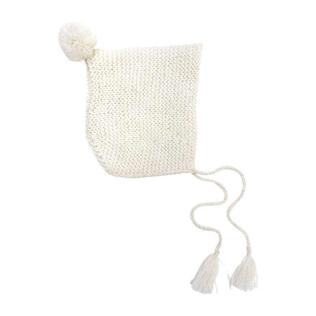 Baby Cream Alpaca Wool Hat - Hats - 1