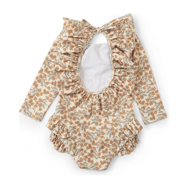 Manuca Long Sleeve Suit, Orangery Beige
