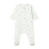 Ladico Pajamas With Feet, Blue Night Sky Print - Pajamas - 2
