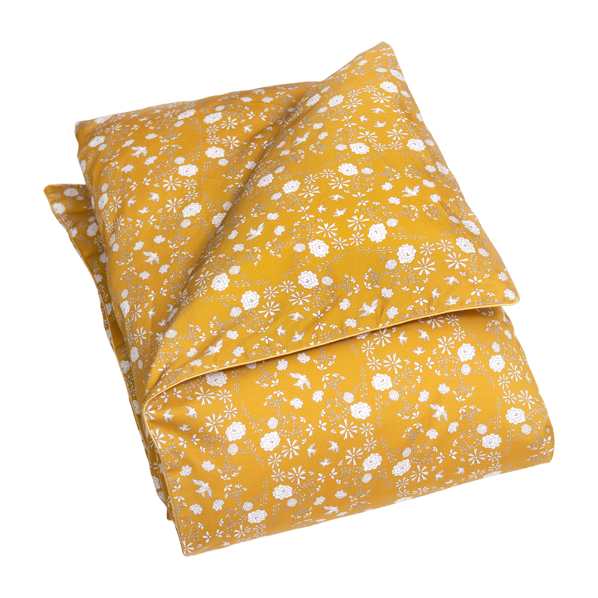 Bird's Song Baby Duvet Set, Mustard