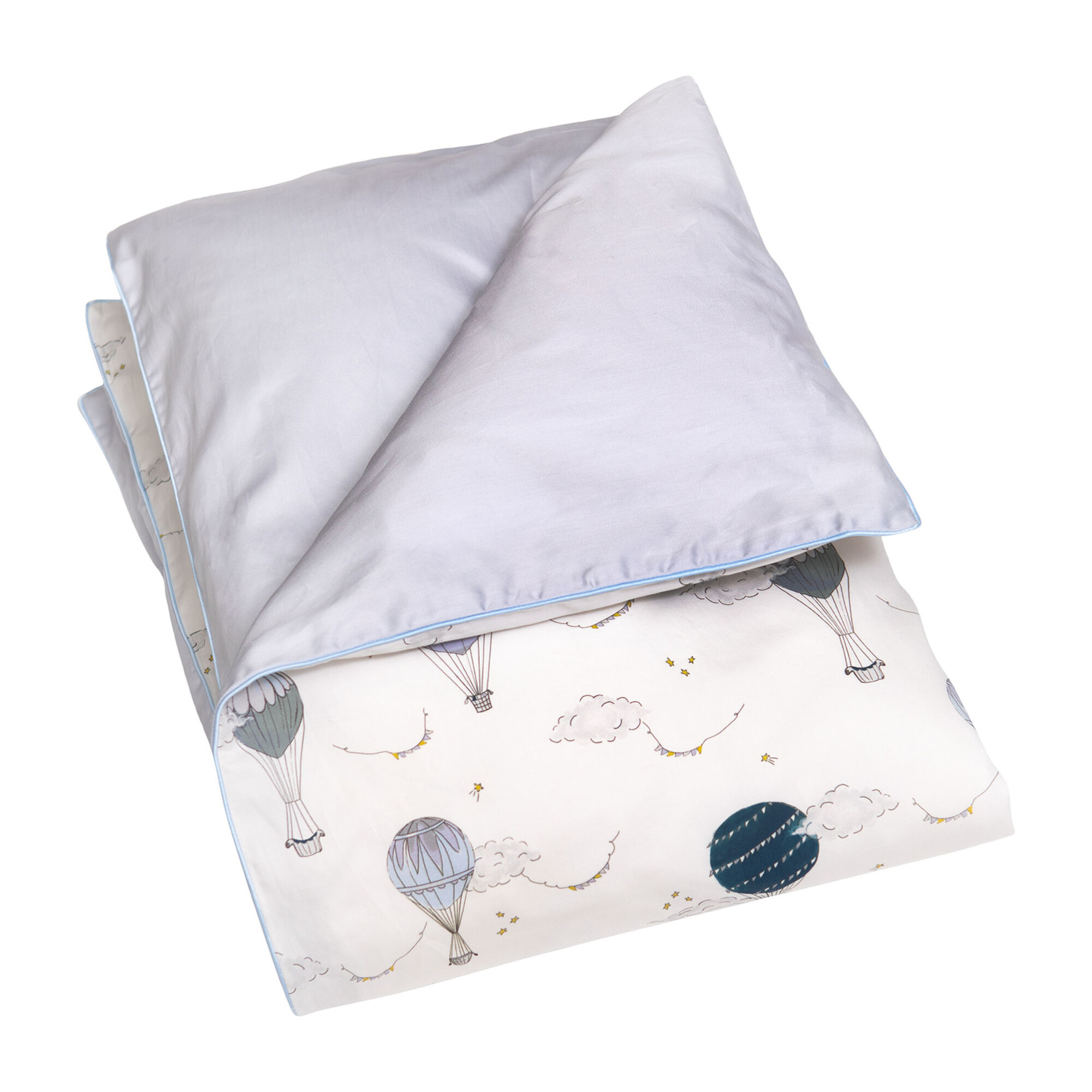 Touch the Sky Baby Duvet Set, Blue