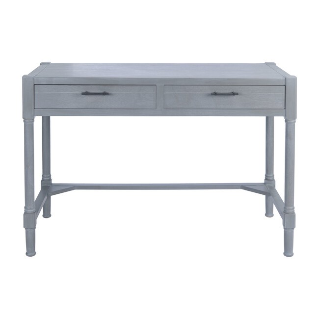 Filbert Writing Desk, White-Washed Grey