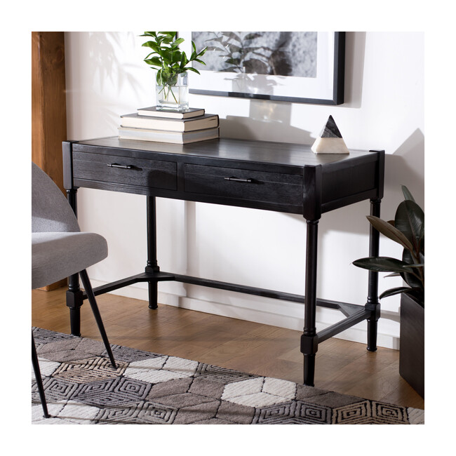 Filbert Writing Desk, Black