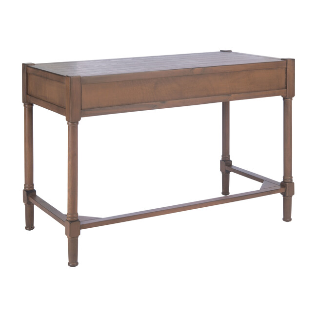 Filbert Writing Desk, Brown - Desks - 4
