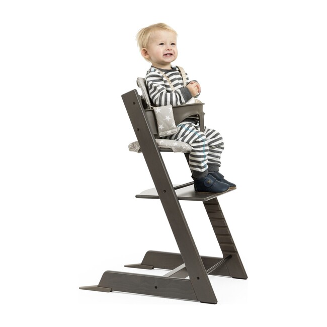 Tripp Trapp® High Chair (includes Tripp Trapp® + Baby set), Hazy Grey