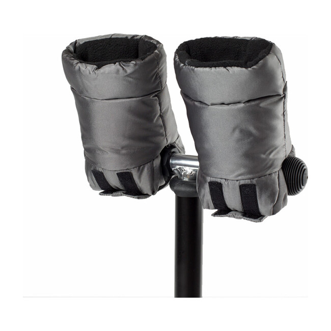Kids Warmmuffs, Metallic Grey