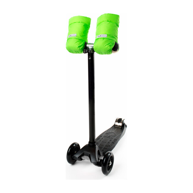 Kids Warmmuffs, Neon Green