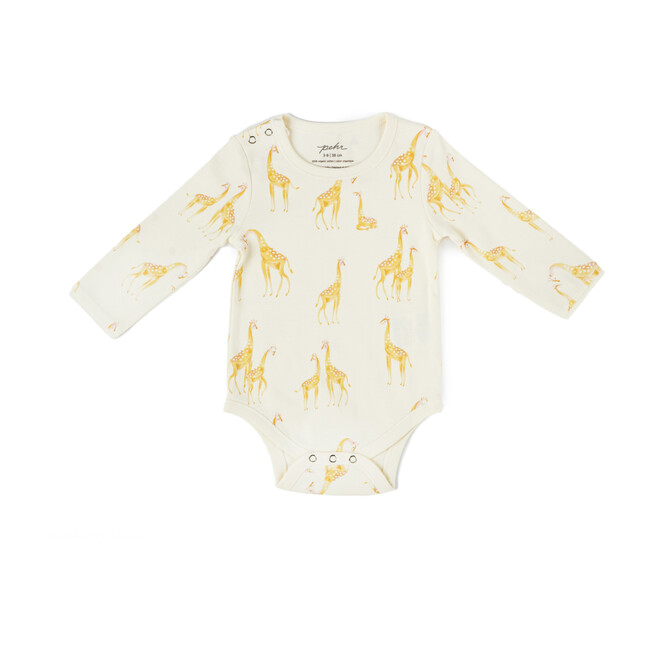 Follow Me Giraffe One-Piece, Yellow