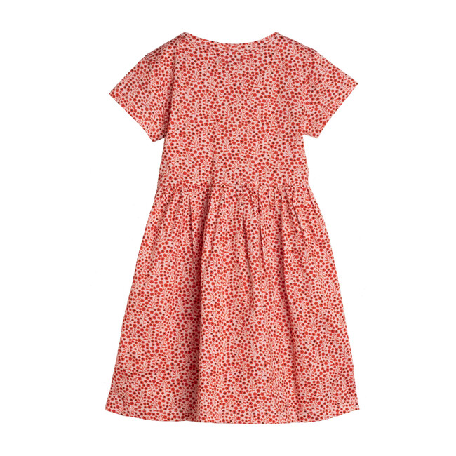Pippa Jersey Dress, Pink Ditsy Floral