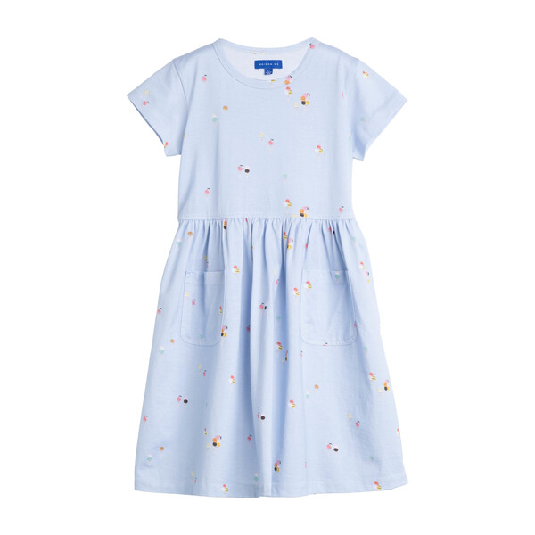 Pippa Jersey Dress, Ice Cream