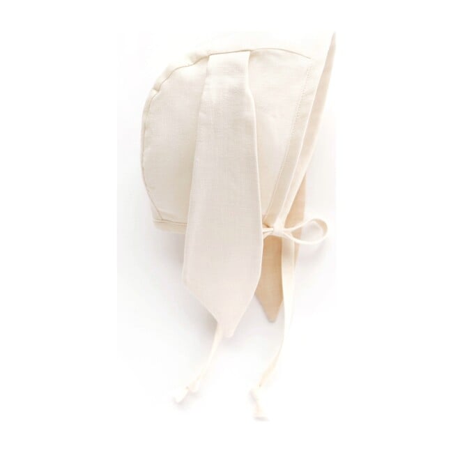 Ivory Bunny Bonnet