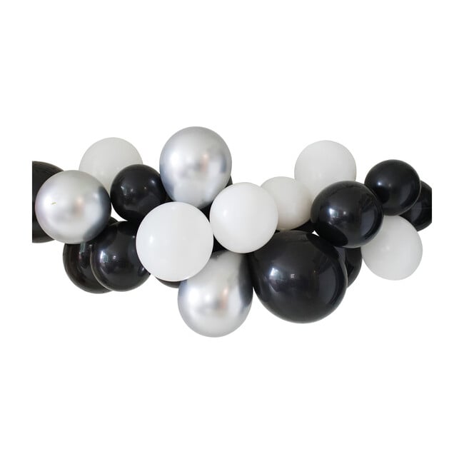 Balloon Garland Kit, Black and Silver - Party - 1