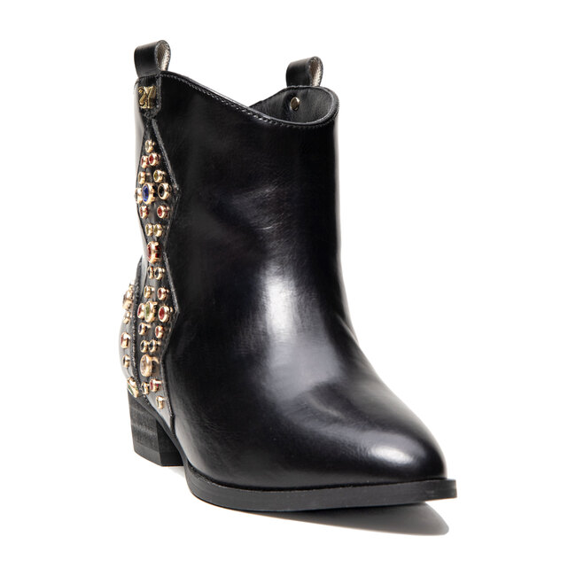 Miss Dallas Embellished Boot, Black