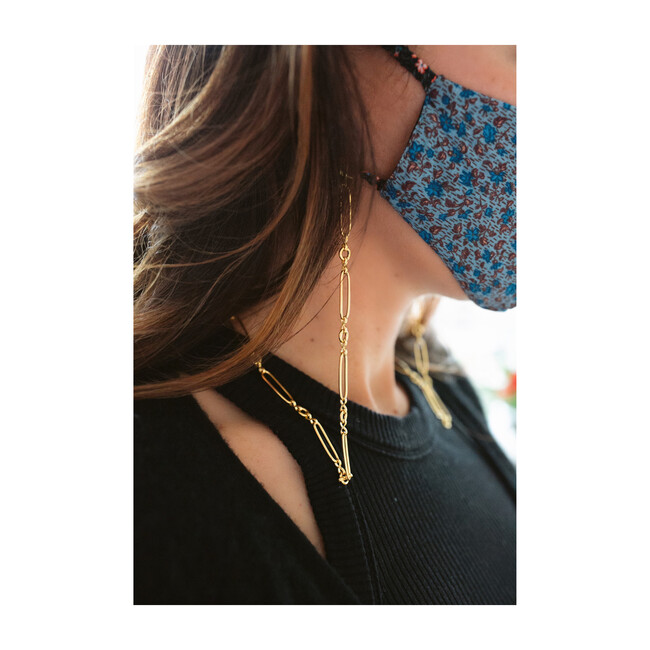 Sunshine Mask Chain, Gold