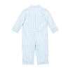 Light Blue Gingham Romper