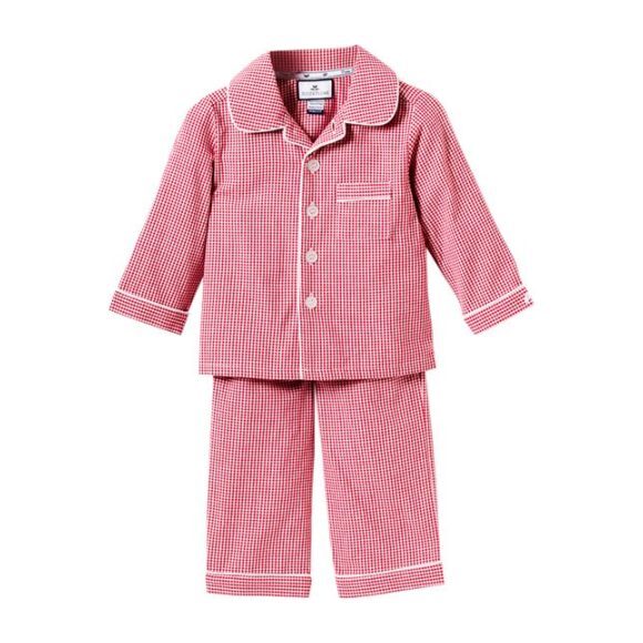 Red MiniGingham Pajamas Kids Boy Clothing Sleepwear