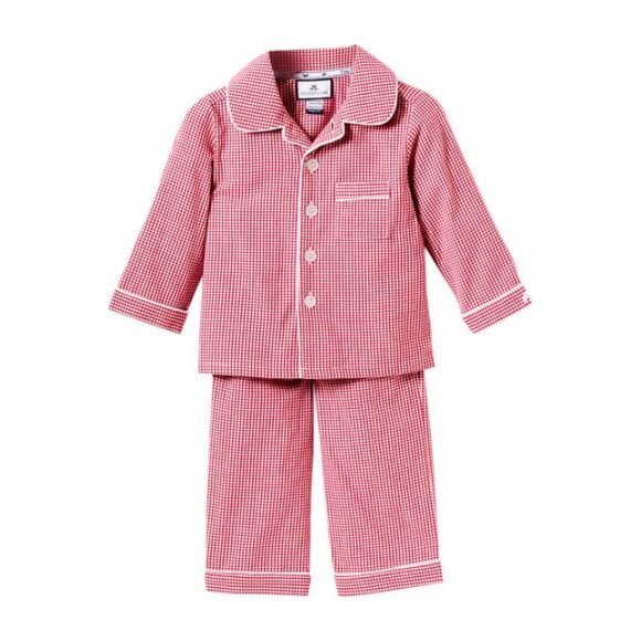 Red Mini-Gingham Pajamas - Kids Boy Clothing Sleepwear - Maisonette