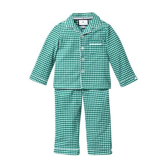 baby gingham pyjamas