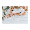 White Doll Pajamas with Navy Piping