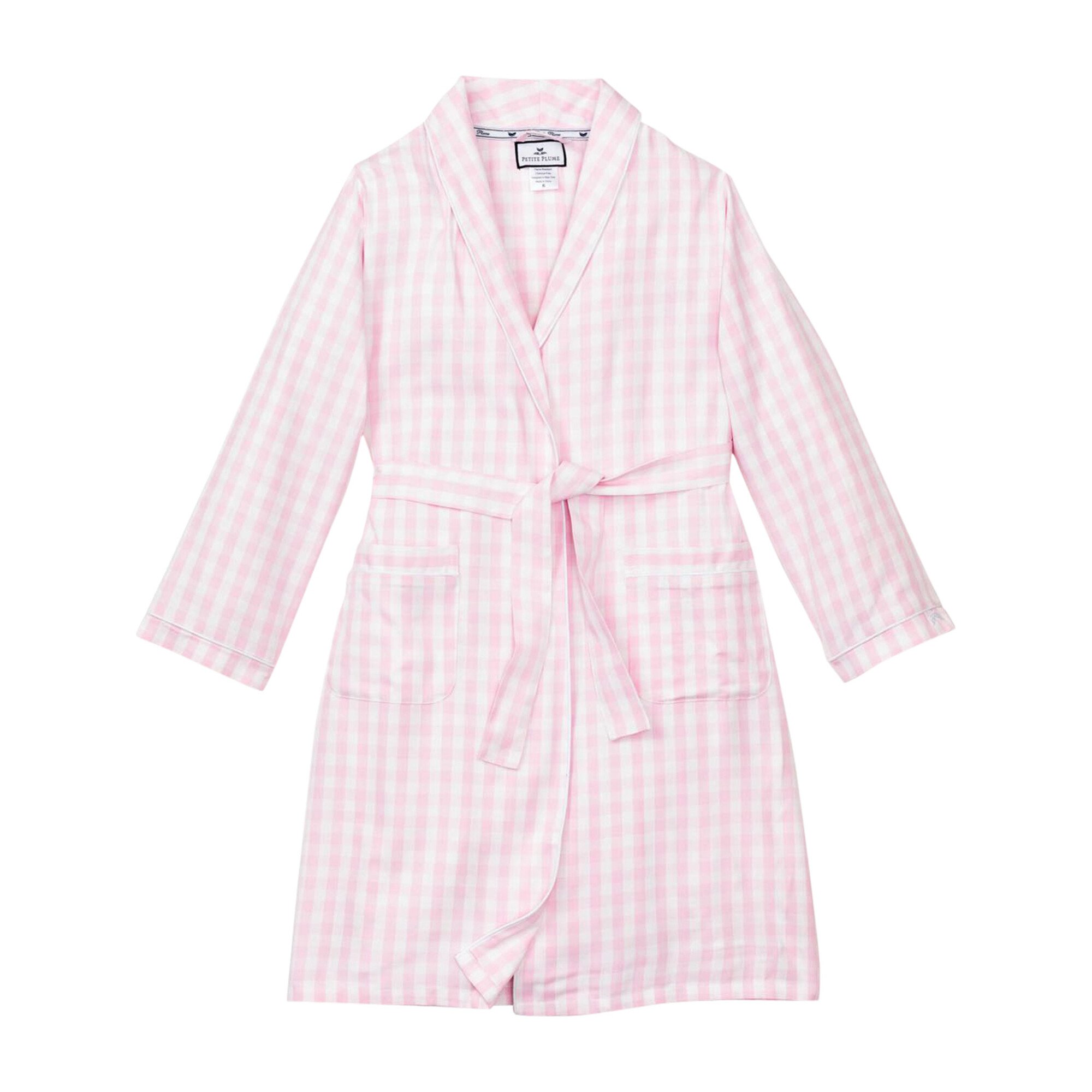 Pink Gingham Robe