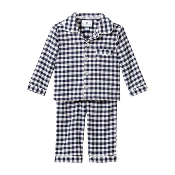 Navy Gingham Pajamas