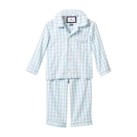 Light Blue Gingham Pajamas