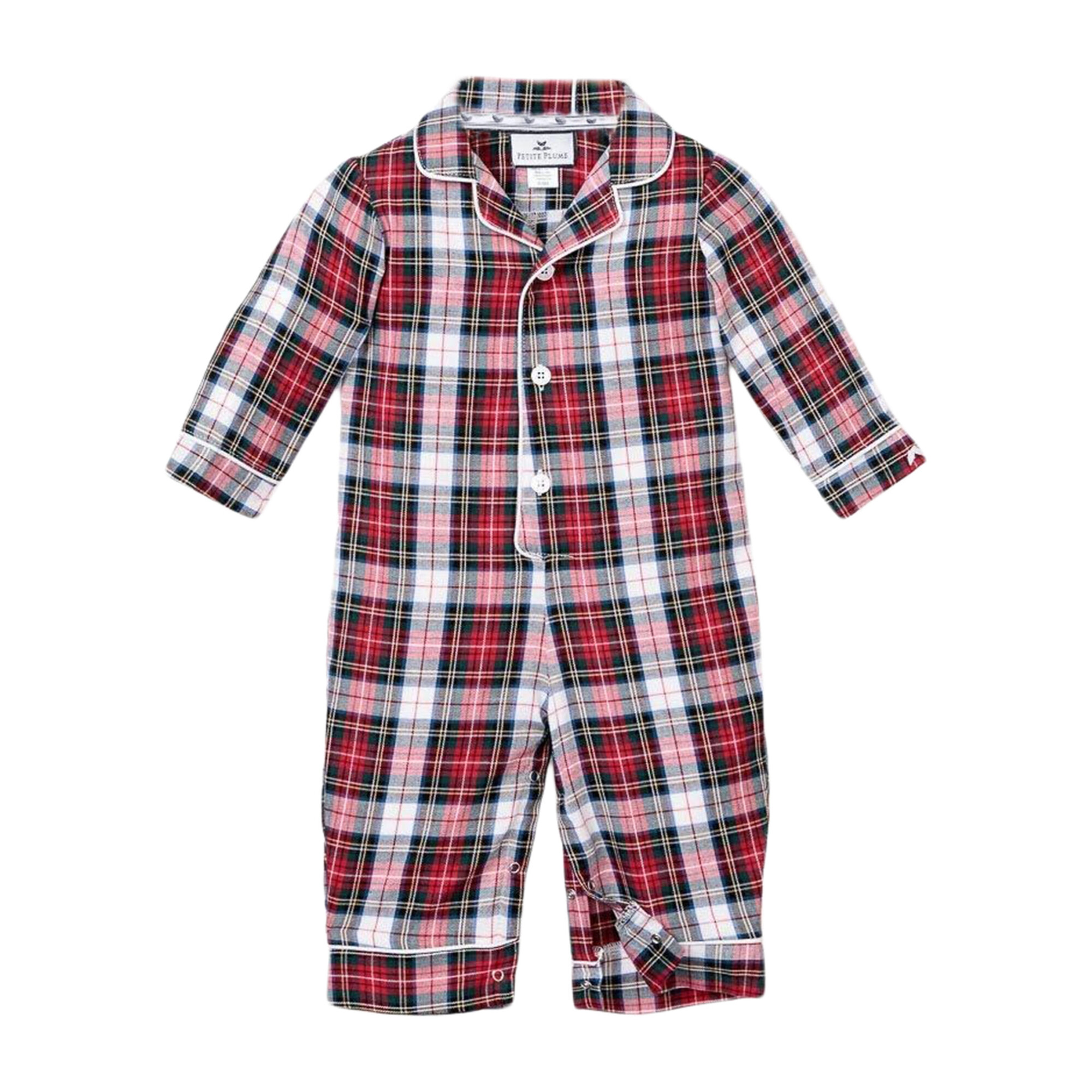 Red Tartan Romper