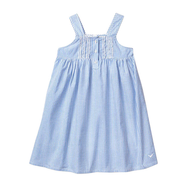 French Blue Seersucker Charlotte Nightgown - Petite Plume Sleepwear ...