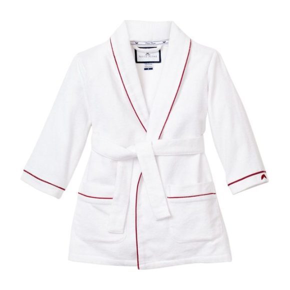 White Robe, Garnet Red Piping