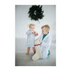 White Robe, Forest Green Piping