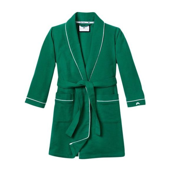 Classic Green Flannel Robe