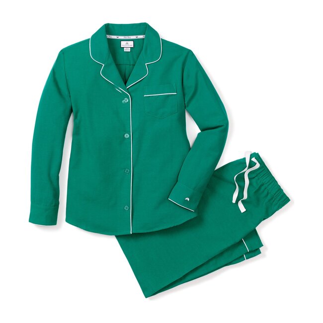 Men's Flannel Pajamas, Forest Green
