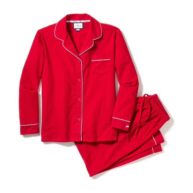 Men's Classic Pajama Set, Red Flannel