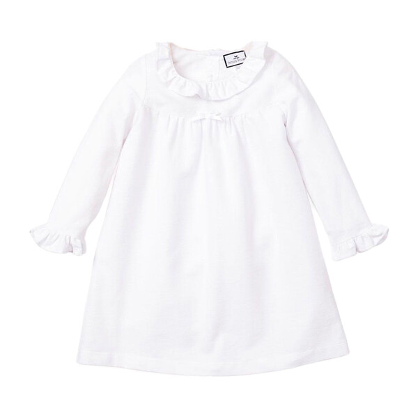 White Scarlett Nightgown - Kids Girl Clothing Sleepwear - Maisonette