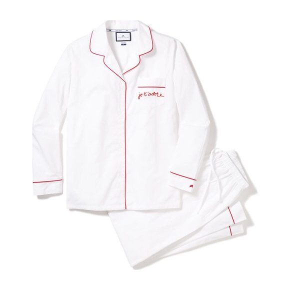 *Exclusive* Womens "Je T'Aime" Twill Pajamas
