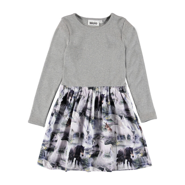 Credence Mythical Creatures Dress, Grey - Dresses - 1