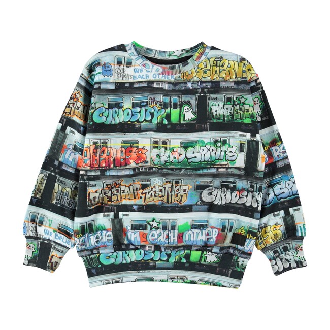 Mik Subway Sweatshirt, Grey - Sweatshirts - 2