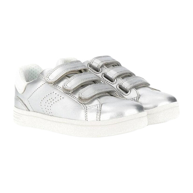 Junior DJ Rock Sneakers, Silver - Sneakers - 1