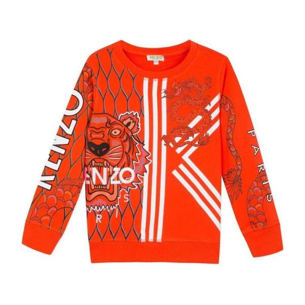 Gomer Sweatshirt, Dark Red - Kenzo Tops | Maisonette