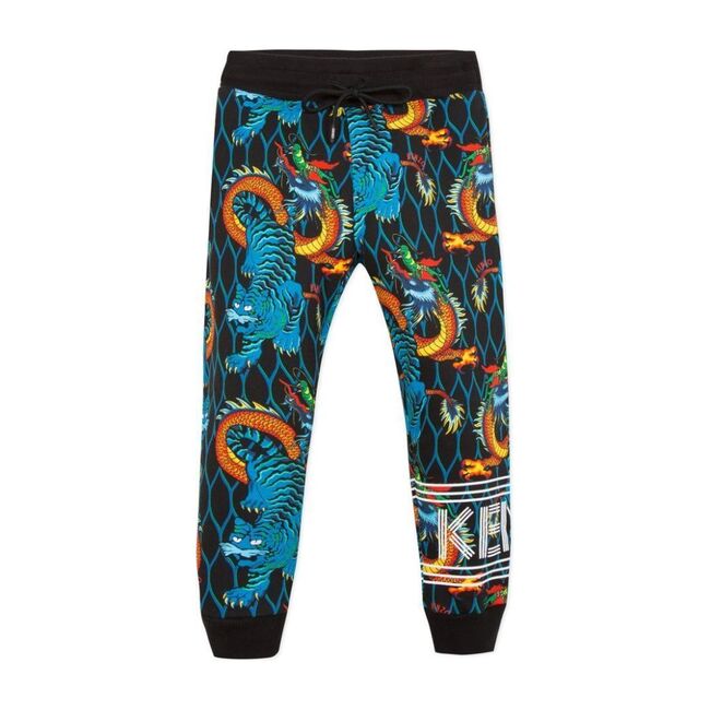 Logo Trousers, Black - Sweatpants - 1