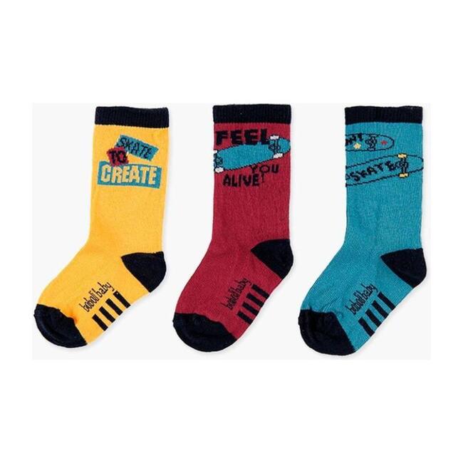 3-Pack Socks Set, Multi - Boboli Socks | Maisonette