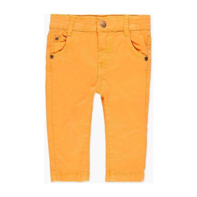 Bright Twill Trousers, Yellow - Pants - 1