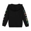 Zip Up Sweatshirt, Black - Sweatshirts - 2