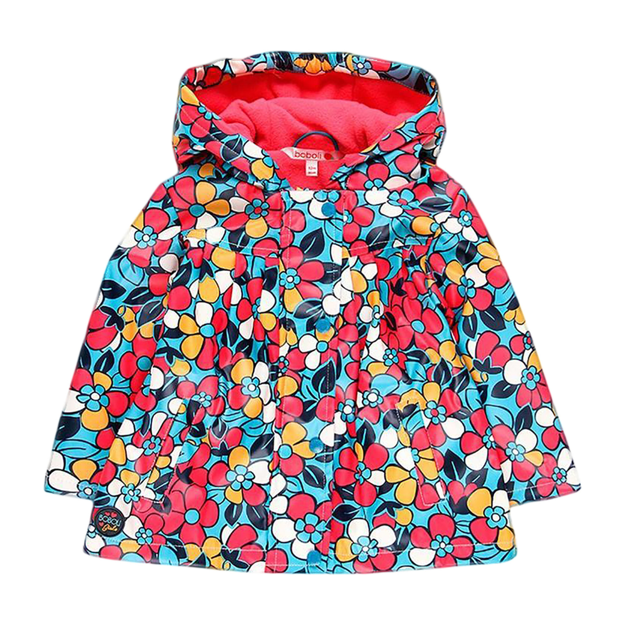 Assorted Florals Raincoat, Multicolored