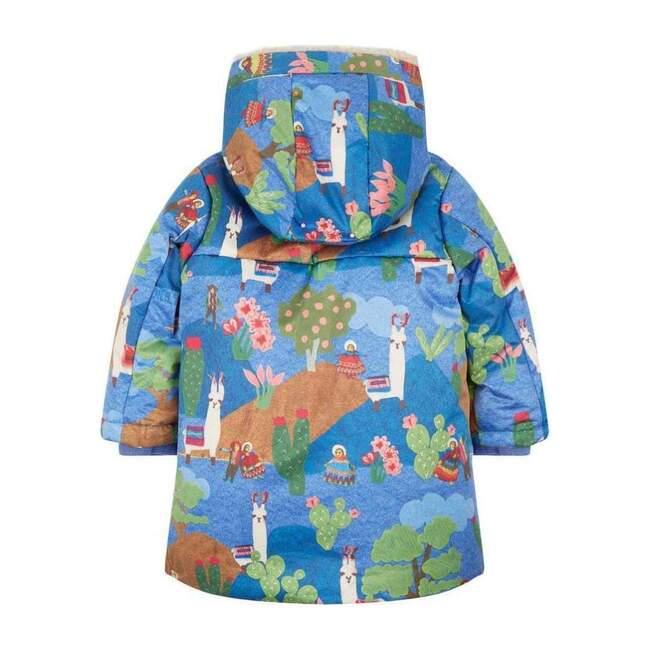 Lama Landscape Cobble Coat, Blue
