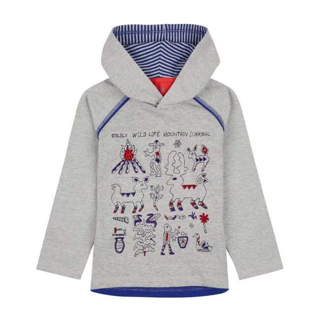 Wildlife mountain Thoms Sweatshirt, Grey