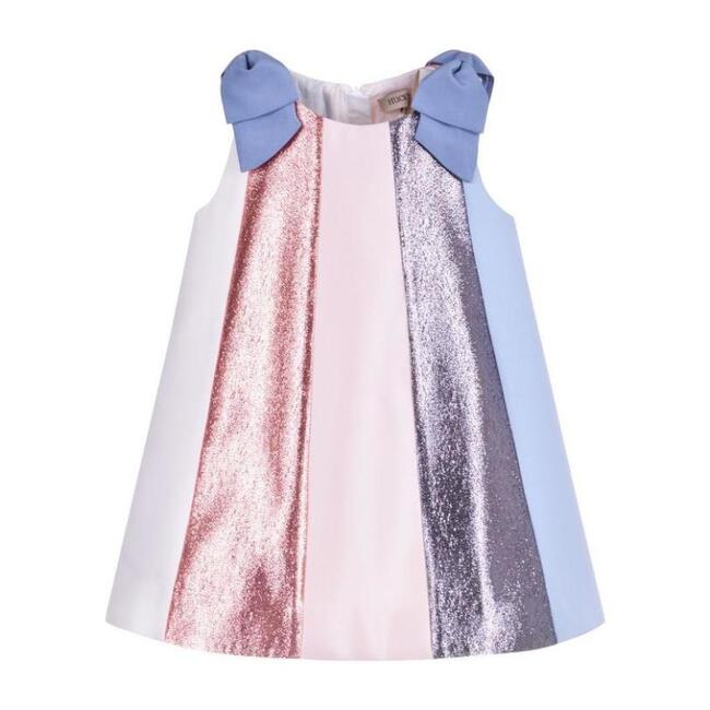Rainbow Trapeze Dress & Bloomers, Multi